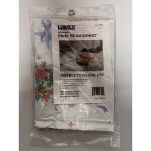 New Lumex Inflatable Hair Shampooer Basin Flower Print 22" Round
